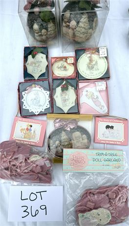 Precious Moments Ornaments Garlands & More