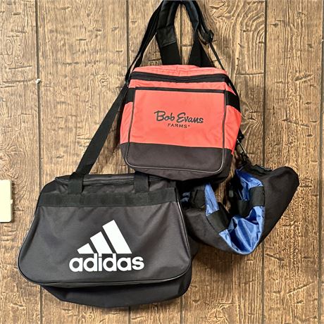 Duffle Bags and Bob Evans Lunch/Cooler Bag