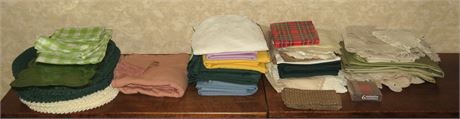 Tablecloths, Placemats, Cloth Napkins, Doilies