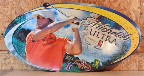 Michelob Ultra Golf Tin Sign