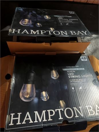ATCO LED String Lights & Hampton Bay Commercial Grade LED String Lights Lot