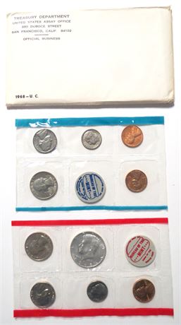 1968 Uncirculated Coin Set