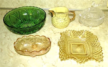 Assorted Glassware Dishes