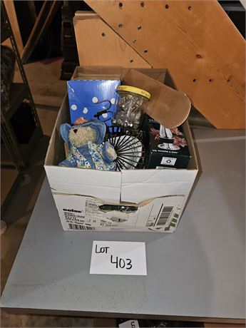 Mixed Misc Lot- Plush Toys, Kitchen, Vases & More