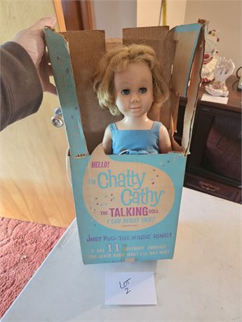 Vintage Mattel Chatty Cathy Doll 1962 Original Outfit