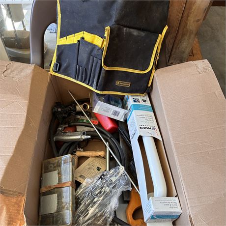 Tools and Hardware Box Lot