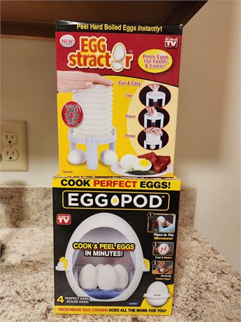 *NIB Egg Pod & Egg-Stractor~As Seen On TV