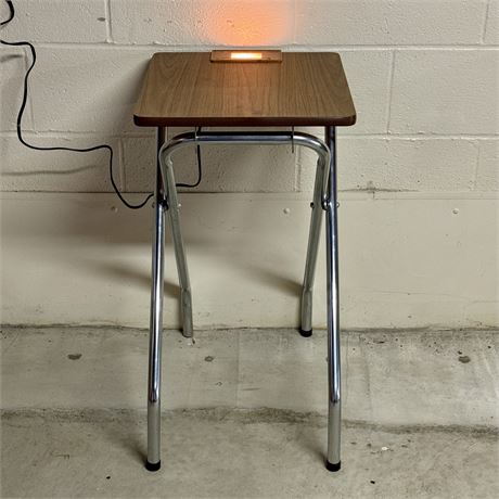 Vintage Logan Show King Folding Projector Table