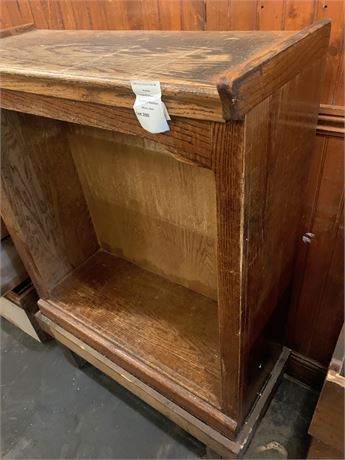 Antique Oak Ice Box/Pedestal Cabinet (Used as a Podium at SW)