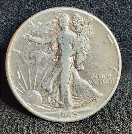 1945 Silver Walking Liberty- Half Dollar