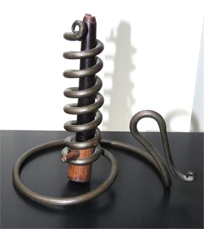 Wrought Iron Courting Candle Holder