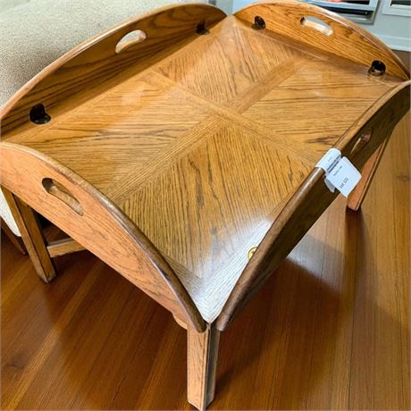 Wood Tray Table 33 x 23 x 17