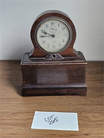 Vintage Dittco Wood Wind-Up Clock