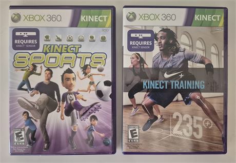 Xbox 360 Kinect Sports/Training Games