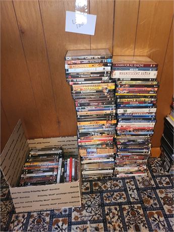 Large Lot of Mixed DVD's