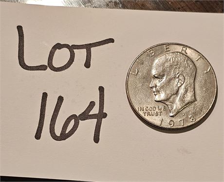 1978 D Eisenhower Dollar- Error Strike Filled In "D"