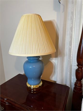 Vintage Blue Table Lamp