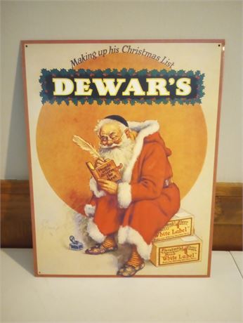 Dewars Beer Sign