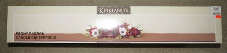 Kirklands Peony Passion Candle Centerpiece
