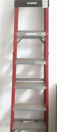 Husky Black and Red 6 Foot Ladder