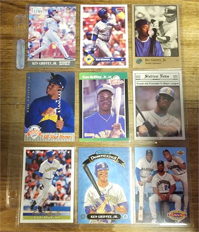 Ken Griffey Jr. Sleeve of Cards