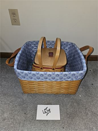 Longaberger Basket- Size, Style & Year Vary