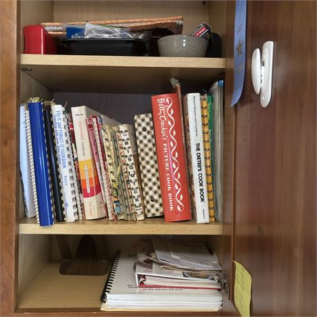 Kitchen Cupboard Cleanout - Cookbooks/Miscellaneous