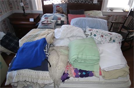 Linen Cleanout: Throw Pillows, Blankets, Throws