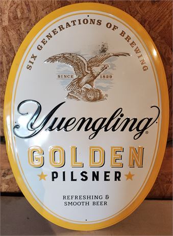 Yuengling Golden Pilsner Tin Sign