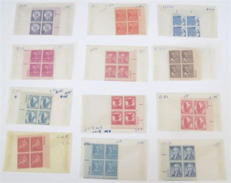 Mixed Stamps: 3, 4, 5, 6, 7 Cent Stamps