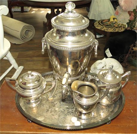 Silverplate Tea Serving Set