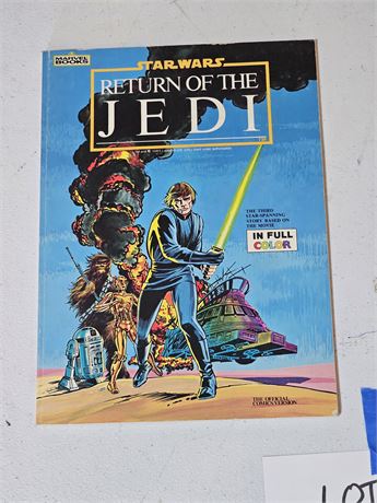 1983 Starwars Return of Jedi Marvel Book