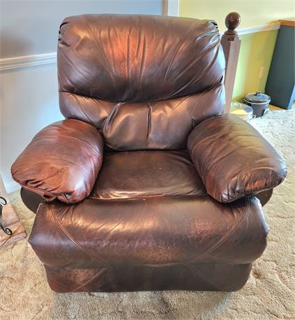 Faux Leather Power recliner