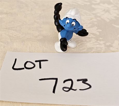Original PVC 2009 Schleich Am Limes 69 "Scorpio" Smurf Figure