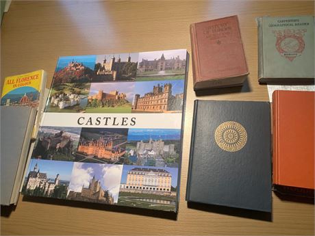 Coffee Table Book Lot - Castles, History of Europe, Queen Victoria & More