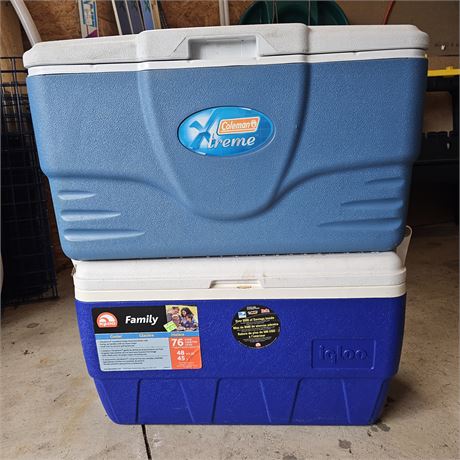 2- Larger Sized Coolers