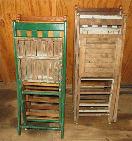 Wood Folding Chairs