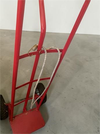 Red Heavy-Duty Steel Hand Truck/Dolly W/P Handle