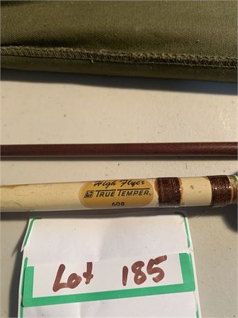 High Flyer True Temper 608 Rod With Canvas Case