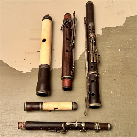 19th Century H.F. Meyer Piccolo and Flute