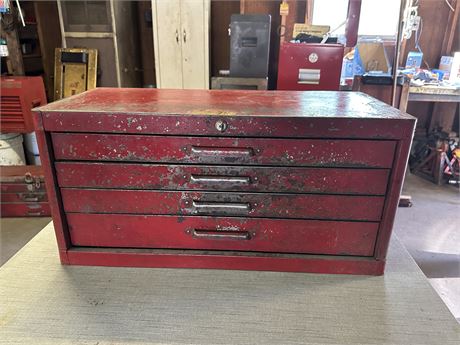 Vintage Metal Tool Chest