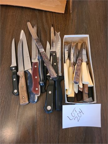 Mixed Kitchen Knife Lot: Henckels / Faberware & More