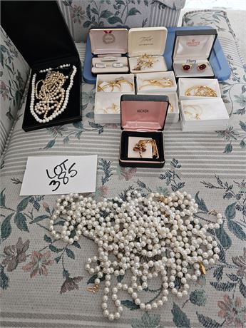 Mixed Costume Jewelry Lot : Gold Filled & Sterling