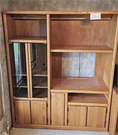 Wood Entertainment Center