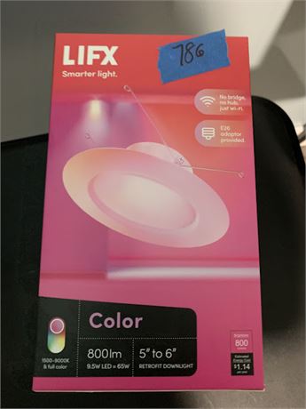 Lifx Color Smart Light 800 LM 9.5 W LED/65 W