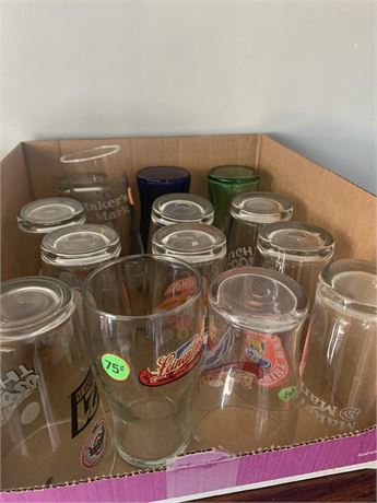 Collectible Glassware - Maker's Mark, Thirsty Dog Cafe, Leinenkugel's & More