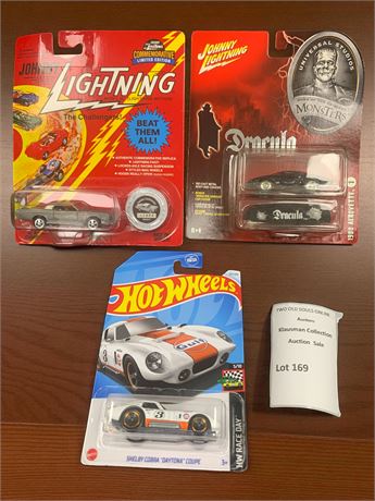 Johnny Lightning The Challengers! Continental & Dracula Die Cast Cars