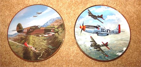 Fighter Plane Collectible Plates