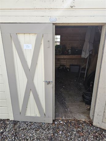 Shed Cleanout- Umbrella's, Yard Art, Garden Supplies & More