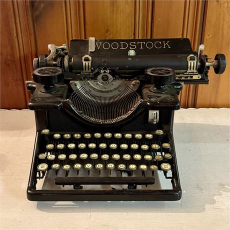 Antique Woodstock Manual Typewriter